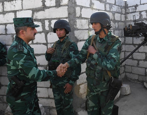 Начальник ГПС Азербайджана проверил состояние боевых пунктов на госгранице с Арменией 