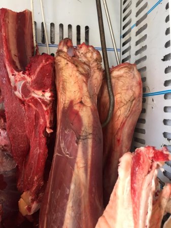 Şəmkirdə mənşəyi məlum olmayan ətin satışının qarşısı alınıb - FOTOLAR