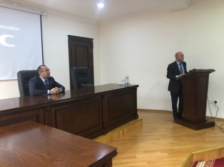 “Polisə Dəstək” İB “İnsan alveri cinayətlərini doğuran səbəblərin və problemin xəbərdarlığı, tədqiqi, habelə profilaktikasında ictimaiyyətin rolu” mövzusunda seminar- mühazirə keçirmişdir