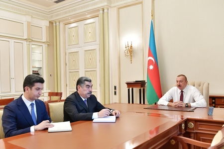 Prezident İlham Əliyev yeni icra başçılarını qəbul edib