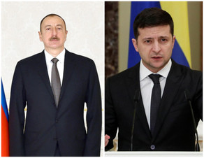 İlham Əliyevin və Vladimir Zelenskinin təkbətək görüşü olub