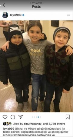 Prezident ailəsində xoş gün (FOTOLAR) 