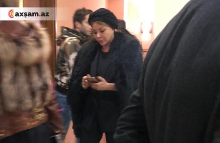 Aygün Kazımova qardaşının yasında - Foto 