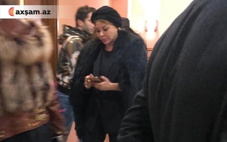 Aygün Kazımova qardaşının yasında - Foto