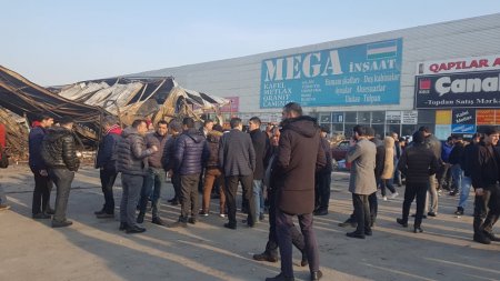 "Eurohome”da malları yanan sahibkarlar YENİDƏN TOPLAŞDI - Səslərinin prezidentə çatmasını istəyirlər...