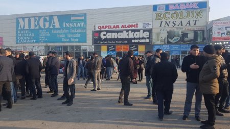 "Eurohome”da malları yanan sahibkarlar YENİDƏN TOPLAŞDI - Səslərinin prezidentə çatmasını istəyirlər...