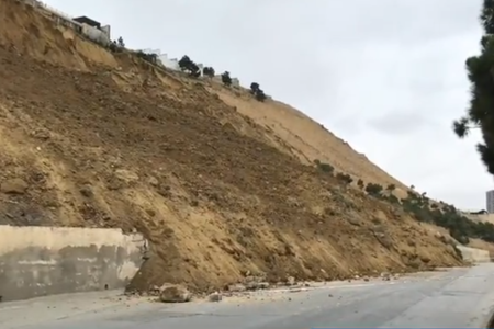 Badamdarda sürüşmə sahəsində aktivlik qalmaqdadır Badamdarda sürüşmə sahəsində aktivlik qalmaqdadır