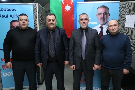 Sayt rəhbərlərindən Rauf Arifoğluna dəstək - FOTO