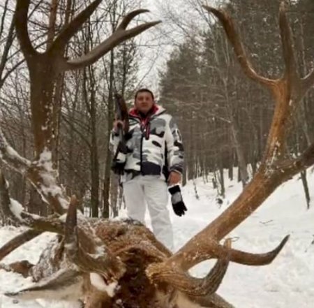 Həbs xəbəri yayılan “Lotu Quli” maral ovunda - Fotolar