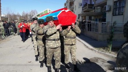 Füzulidə şəhid olan əsgər 26 ildən sonra Yevlaxda dəfn edildi - YENİLƏNİB