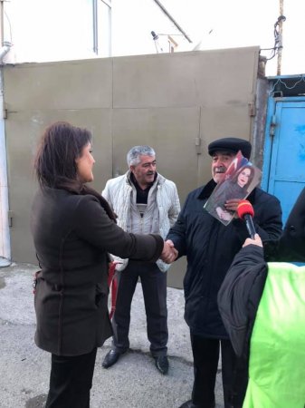 Günel Səfərova seçicilərlə görüşdü - Xutorda 