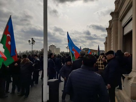 Qoşqar Hacıyevlə vida mərasimi keçirilir (FOTOLAR)..