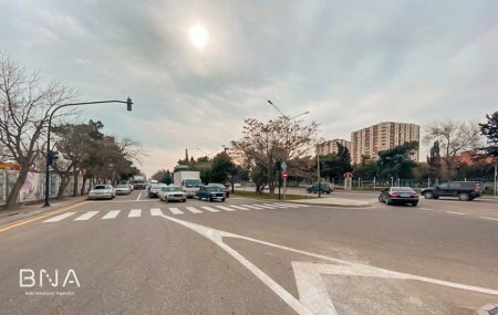 Bakının mərkəzində hərəkət dəyişdirildi (FOTO)..