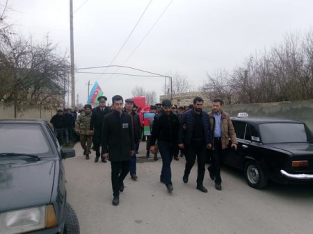 Şəhidimiz dəfn edildi - FOTO..
