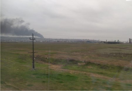 Abşeronda baş verən yanğın söndürüldü