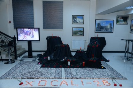 Nəsimi rayonunda Xocalı sakinləri ilə görüş keçirilmişdir - FOTOLAR