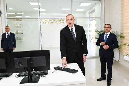 “Şəmkirçay” Sutəmizləyici Qurğular Kompleksi istifadəyə verilib