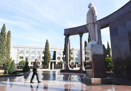 Prezident İlham Əliyev Şəmkir rayonuna səfərə gedib