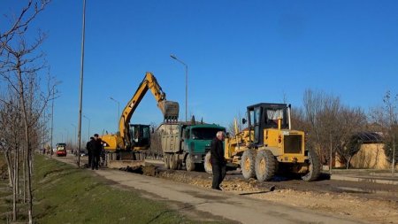 Mehdiabadda iki avtomobil yolunu birləşdirən küçə yenidən qurulur