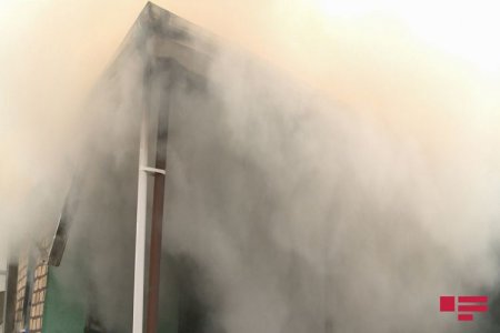 Ağdamda 5 otaqlı ev yanıb - FOTO