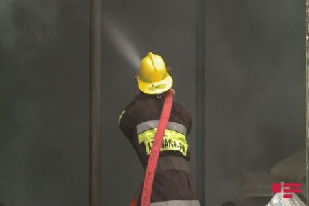 Ağdamda 5 otaqlı ev yanıb - FOTO