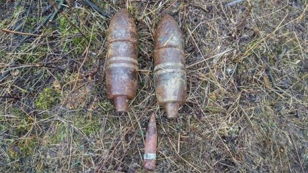 Ağstafada 4 top mərmisi tapılıb