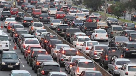 Bakıya gələnlər dəhşətli tıxacda ilişib qaldı - Yüzlərlə maşın geri qaytarılır - VİDEO