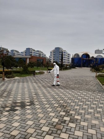 Lənkəranda koronavirusla mübarizə məqsədilə tibbi-profilaktik və dezinfeksiyaedici tədbirlər görülür