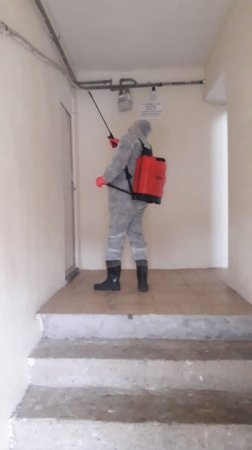 Lənkəranda koronavirusla mübarizə məqsədilə tibbi-profilaktik və dezinfeksiyaedici tədbirlər görülür
