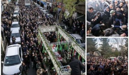 Koronavirusun geniş yayıldığı İranda cənazə mərasimində izdiham yaşandı - FOTO