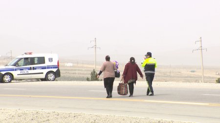 6164 avtomobilin Bakıya və Sumqayıta daxil olmasının qarşısı alındı - Fotolar