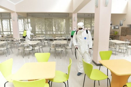 Фонд Гейдара Алиева организовал дезинфекцию ряда предприятий в поддержку работы, проделываемой государством в сфере борьбы с коронавирусной инфекцией - ФОТО