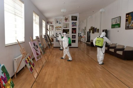 Фонд Гейдара Алиева организовал дезинфекцию ряда предприятий в поддержку работы, проделываемой государством в сфере борьбы с коронавирусной инфекцией - ФОТО