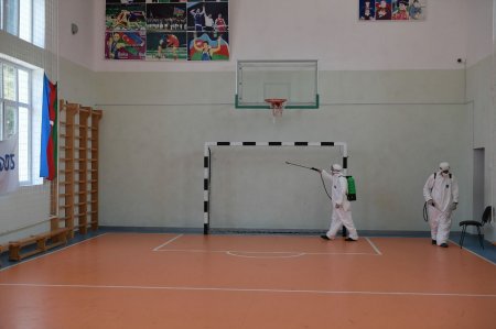 Фонд Гейдара Алиева организовал дезинфекцию ряда предприятий в поддержку работы, проделываемой государством в сфере борьбы с коронавирусной инфекцией - ФОТО