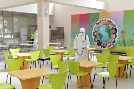 Фонд Гейдара Алиева организовал дезинфекцию ряда предприятий в поддержку работы, проделываемой государством в сфере борьбы с коронавирусной инфекцией - ФОТО