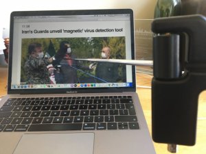 İran İnqilab Keşikçilərinin koronavirusu 100 metrlikdən “aşkarlayan” cihazı