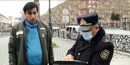 Gəncədə karantin rejimini pozan sakinlərə protokol tərtib edilib