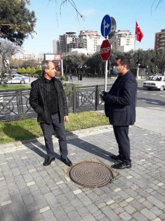 Nəsimi rayonunda karantin rejiminin tələblərinin yerinə yetirilməsi məqsədilə zəruri tədbirlər davam etdirilir - FOTOLAR