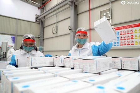 Hamının gözlədiyi tibbi maska istehsalı müəssisəsindən FOTOREPORTAJ