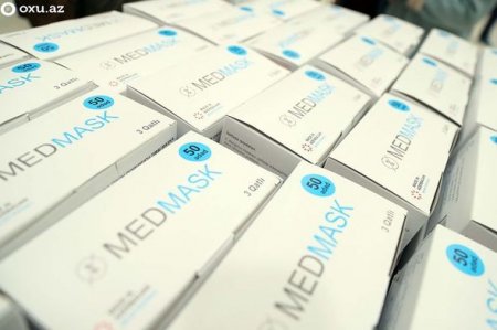 Hamının gözlədiyi tibbi maska istehsalı müəssisəsindən FOTOREPORTAJ