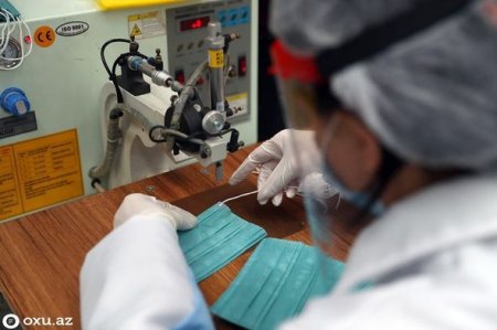 Hamının gözlədiyi tibbi maska istehsalı müəssisəsindən FOTOREPORTAJ