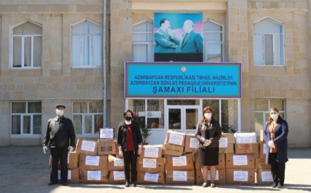 ADPU-nun Şamaxı Filialı karantin rejimi ilə əlaqədar “Evdə qal!” sosial aksiyasına qoşuldu -FOTOLAR