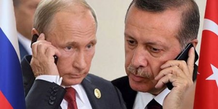 Ərdoğanla Putin arasında telefon danışığı olub