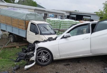 İmişlidə yol qəzasında iki nəfər xəsarət aldı