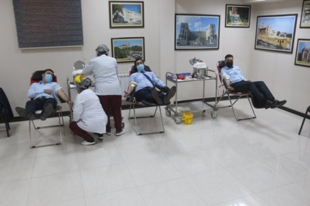 Nəsimi rayonunda qanvermə aksiyası keçirilib -FOTOLAR