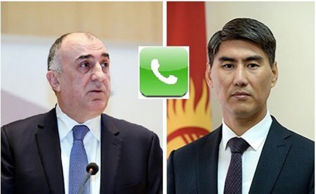 Azərbaycan və Qırğızıstan Xarici İşlər nazirlərinin telefon danışığı olub