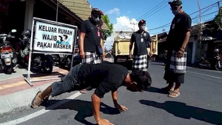 Polis karantin qaydalarını pozanları “jim” etdirir