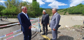 Qubada selin apardığı körpülərin bərpası üçün texnikalar cəlb olunacaq Qubada selin apardığı körpülərin bərpası üçün texnikalar cəlb olunacaq