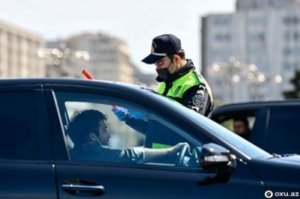 Yol polisi karantin qaydalarını pozan daha 1263 nəfəri cəzalandırdı