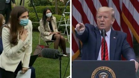 Jurnalistin sualı Trampı əsəbiləşdirdi, konfransı tərk etdi